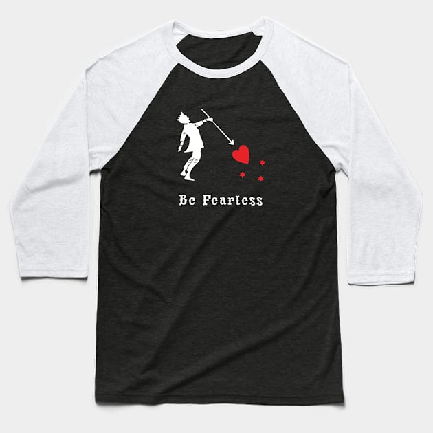 DareDevil Fearless Pirate Baseball T-Shirt by DareDevil Improv